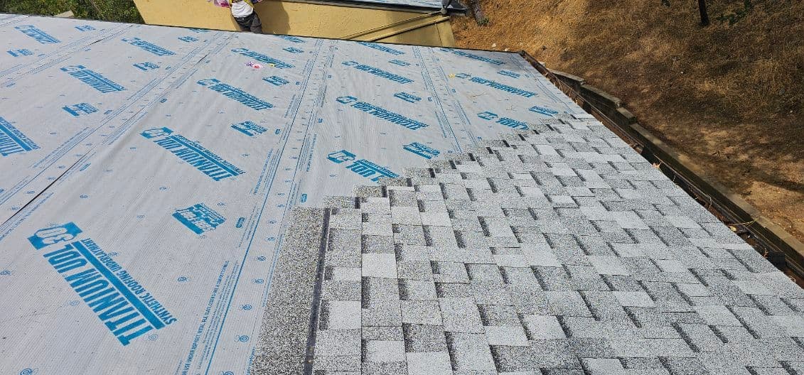 Seamless Shingle Roof Installation in Placerville image
