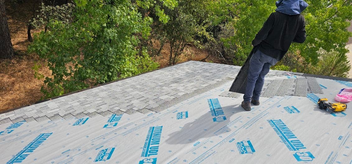 Gallery photos for Seamless Shingle Roof Installation in Placerville: Image #1